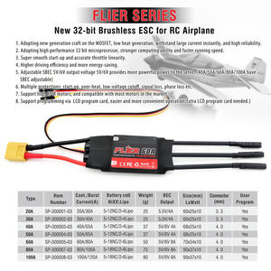 RC Aircraft Brushless ESC <b>Kit</b> 3530 3536 3542 3548 32Bit High Performance Speed Controller With BEC Output And LCD Programming - Product Image 5