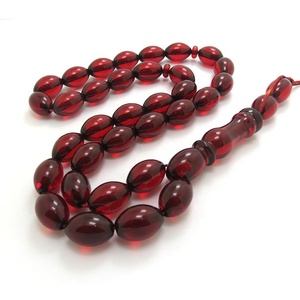 Nuovo stile dimensioni 9*13mm colore rosso tasbeeh islamico 33 perline di preghiera <span class=keywords><strong>rosario</strong></span> musulmano <span class=keywords><strong>uomo</strong></span> e donna Misbaha tesbih - Product Image 1