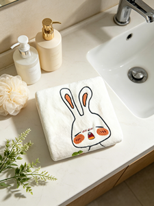 Serviette <span class=keywords><strong>de</strong></span> <span class=keywords><strong>bain</strong></span> à capuche pour enfants, motif lapin <span class=keywords><strong>de</strong></span> dessin animé, en polaire corail, absorbante et à séchage rapide, <span class=keywords><strong>cape</strong></span> <span class=keywords><strong>de</strong></span> <span class=keywords><strong>bain</strong></span> pour <span class=keywords><strong>bébé</strong></span> (personnalisable) - Product Image 3