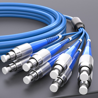 Mine Flame Retardant Directly Buried Armored Optical Fiber Jumper FC-FC Single-mode 8-core 9.0mm Outdoor Tail Cable 3m