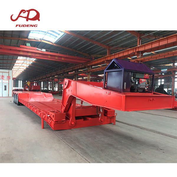 Detachable Rgn China Brand Heavy Machinery Rgn Trailer 3 Axle 4 Axle Detachable ...