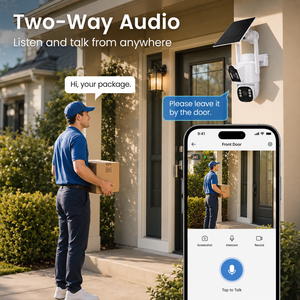 Nouveau kit de caméras de sécurité domestique sans fil à énergie solaire PTZ <span class=keywords><strong>WiFi</strong></span> avec <span class=keywords><strong>NVR</strong></span> LCD 10,1'' 8 canaux et capteur CMOS 4MP à faible consommation - Product Image 3
