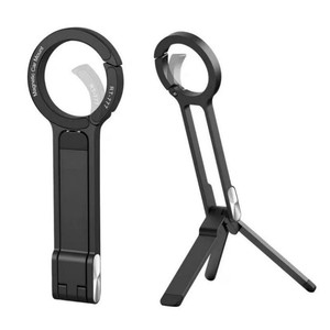 Trépied pliable multifonctionnel pour diffusion en direct, support magnétique pour téléphone, support universel en alliage d'aluminium métallique - Product Image 1