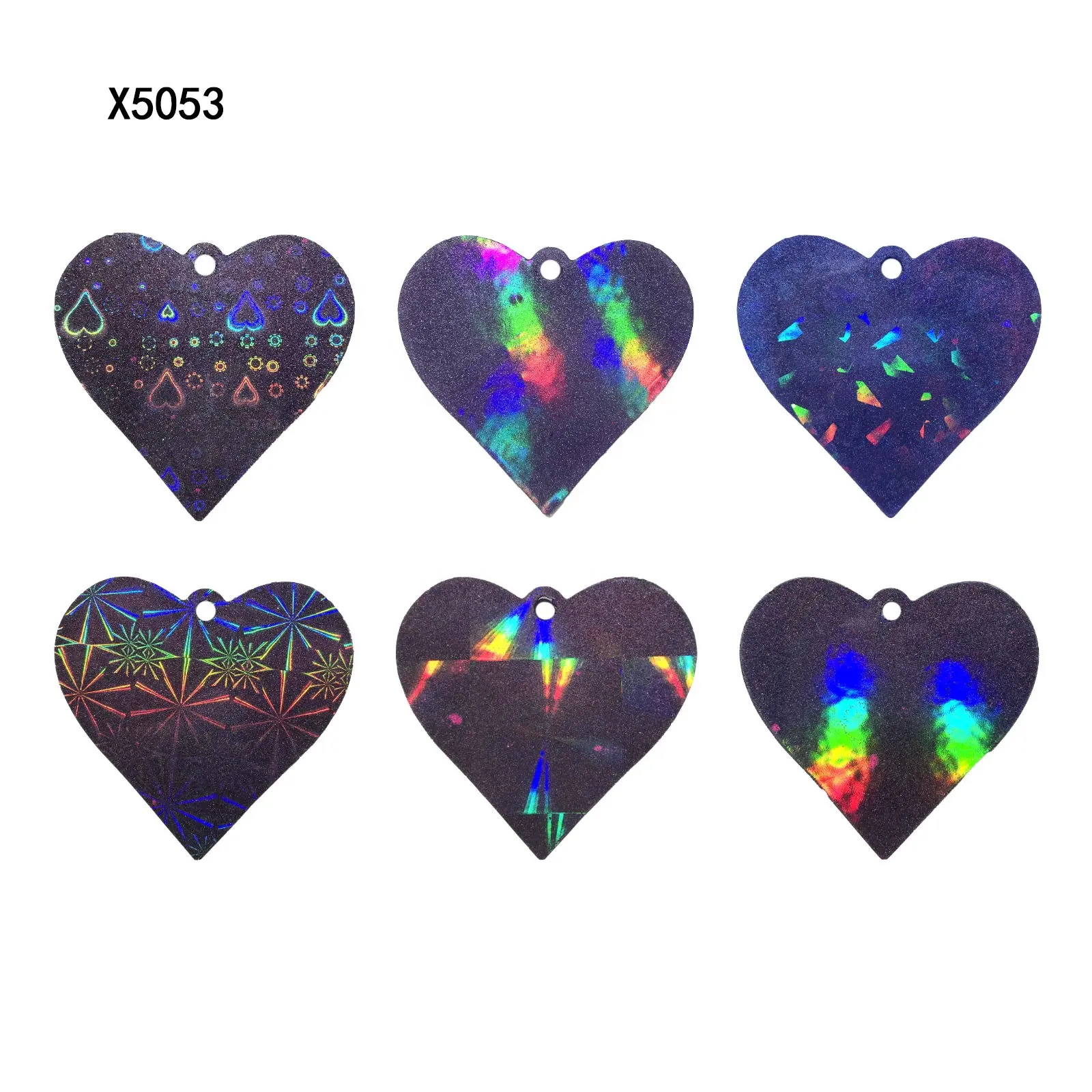 Wholesale laser love silicone molds holographic DIY keychain love symbol pendant clear meaningful pendants