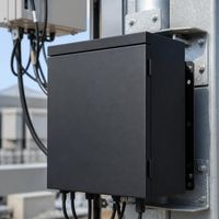 Boîtier métallique sur mesure découpé au laser, en aluminium ou acier, pour électronique, taille et couleur personnalisées, petites séries