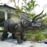 Robot dinosaure animatronique géant haute simulation de Chine pour parc à dinosaures, costumes de dinosaures personnalisés