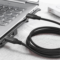 Cable USB 3.0 Macho a Macho de Nailon y Metal, 5Gbps, Sincronización de Datos Super Rápida, Carga, Ecológico, para Laptop, PC, HDD, Impresora, Escáner, Cámara