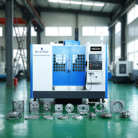 Mini-fraiseuse CNC verticale Fanuc à guidage linéaire pour loisirs, 4 axes, simple BT40, haute précision 0,005, certifiée CE