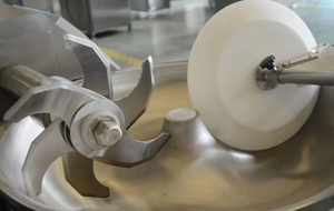 Machine de traitement des aliments automatique de haute capacité hachoir coupeur de bol de viande de saucisse hachée - Product Image 4