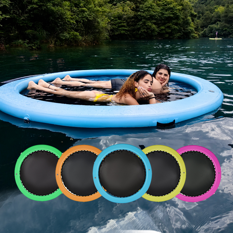 Round Floating Ring Inflatable Water Hammock