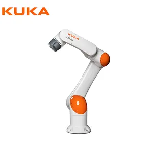 แขนหุ่นยนต์อัตโนมัติขนาดเล็ก 6 แกนของ KUKA น้ําหนักบรรทุกสูงสุด 8 กก. แขนหุ่นยนต์ร่วมมือสูงสุด 930 มม. สําหรับการผลิตเครื่องจักร