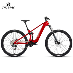 Bicicleta Eléctrica de Descenso para Hombre, 27.5/29er EM19, Cuadro de Fibra de Carbono, Sistema de Suspensión Completa M820, Wheeltop Inalámbrico de 12 Velocidades - Product Image 1