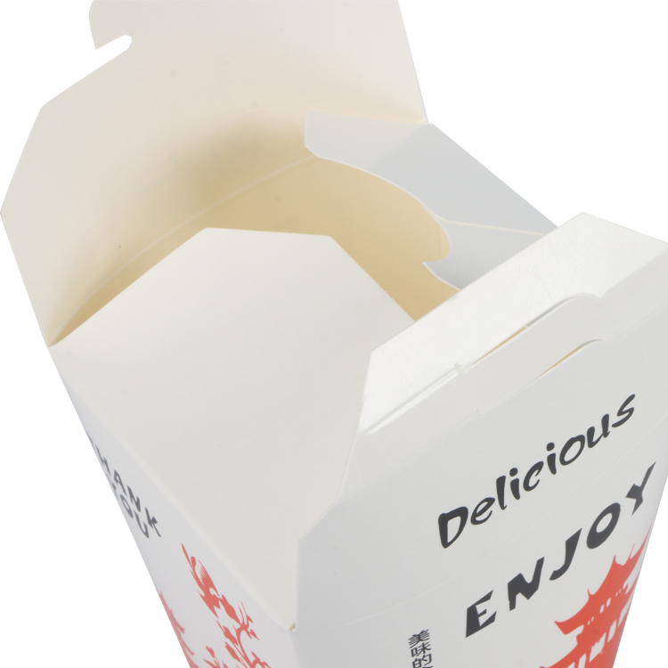 custom disposable take away paper packaging for noodle