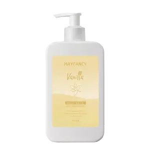 Savon de bain moussant liquide pour le corps de marque privée avec impression personnalisée de 400ml avec flacon d'impression pour hommes et femmes à usage unisexe