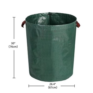 Proveedores profesionales UK 350 bolsa de basura de hojas 120L 272L 500L jardín Parque bolsa de hojas caídas bolsa de hoja de palma tejida - Product Image 6