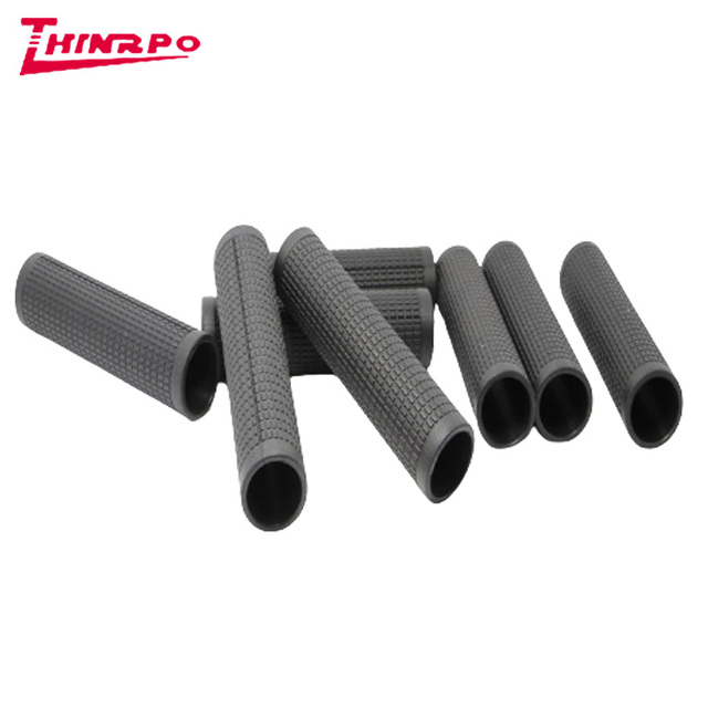 China Molded Rubber Handle Grip Rubber NBR Custom Made Silicone Rubber Handle Sleeve Grip Cover for Fitness Equipment Bike