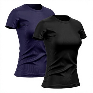 Nouveau T-shirt décontracté d'été pour femme en toile écologique non tissée, col en V ample, couleur unie, style simple et élégant, à manches courtes - Product Image 2
