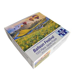 Rompecabezas Educativo de Cartón Gris de Alta Calidad, Personalizado a Todo Color, Rompecabezas de 1000 Piezas para Adultos, Festival de Globos - Product Image 2