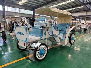 Carruaje Eléctrico Turístico a Precio de Fábrica, Carroza de Caballos de Diseño Personalizado para Alquiler en Parques, Resorts y Bodas - Product Image 1