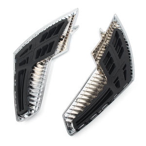 RACEPRO 2pc cromo motocicleta carenado tanque Trim <span class=keywords><strong>Goldwing</strong></span> GL 1800, 2001, 2002, 2003, 2004, 2005, 2006, 2007, <span class=keywords><strong>2008</strong></span>, 2009, 2010, 2011 ABS - Product Image 5