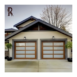 <span class=keywords><strong>Porte</strong></span> inclinable coupe-vent en hausse de style moderne <span class=keywords><strong>Porte</strong></span> de <span class=keywords><strong>garage</strong></span> verticale en acier cannelé à deux plis <span class=keywords><strong>Prix</strong></span> d'usine pour application extérieure - Product Image 6