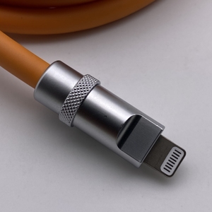Thêm cuộc sống lâu dài Silicone cáp cao cấp dây nịt Lightening để TYPE-C PD tốc độ cao sạc cáp hỗ trợ Charing xe chơi - Product Image 5