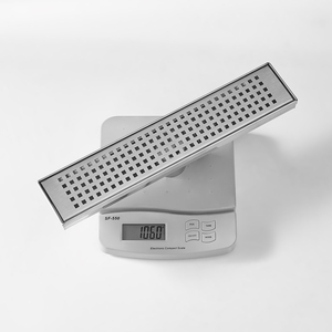 Kênh Dài Cống Có Thể Tháo Rời Grate Lọc Sàn Nhà Tắm Cống Vàng Phòng Tắm Vuông Brass Thoát Nước Sàn - Product Image 5