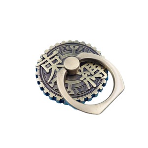Custom Carved Die Cast 3D Pattern Ring <b>Holder</b> Phone Stand Antique Bronze Alloy Desktop <b>Tablet</b> Stand Zinc Alloy Back Adhesive - Product Image 5
