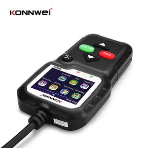 KONNWEI-أداة تشخيص السيارات, أداة تشخيص السيارات اليدوية الشخصية KW680 ماسح ضوئي لمحرك السيارة 12 فولت مع شاشة ملونة 2.4 بوصة