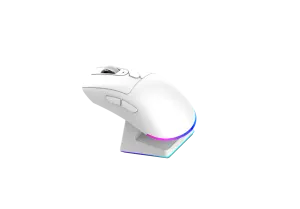 Charging Dock Wireless Gaming Mouse With RGB 2024 New Arrival Wired 2.4G White Optical Rechargeable Switchable Usb C 100w Cable