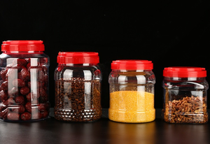 Botellas Selladas de Salsa de Chile con Miel y Sésamo en Varios Tamaños, Frascos de Almacenamiento de Boca Ancha, Botellas de Plástico para Frutas Secas de Grado Alimenticio - Product Image 2