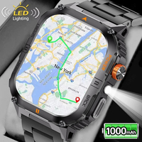 Nuevo Reloj Inteligente 2026 con Pantalla HD de 2.00 Pulgadas, Llamadas por Bluetooth, Linterna LED, Múltiples Modos Deportivos, Podómetro, Reloj Inteligente Deportivo para Hombre
