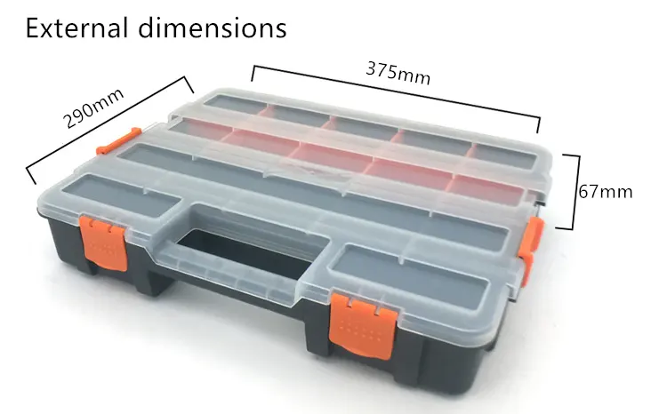 Multifunction plastic tool box WITH TOOL network tool kit bag