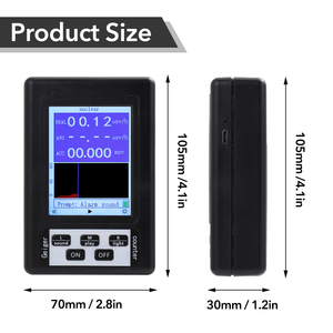 ROKTOOLS 핵 방사선 검출기 EMF 미터 방사선 선량계 모니터 가이거 카운터 베타 감마선 X 선 - Product Image 3