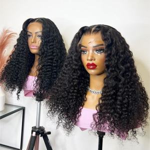 Swiss <b>Lace</b> 250 Density Pre Plucked <b>Wig</b> Raw Virgin Indian <b>Human</b> <b>Hair</b> 13x4 Transparent Thin HD <b>Lace</b> <b>Frontal</b> <b>Wigs</b> for Black Women - Product Image 2