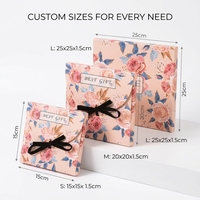 Boîte cadeau haut de gamme personnalisée pour cravates, sous-vêtements, mouchoirs, chaussettes, boîte d'emballage de style enveloppe, logo imprimé