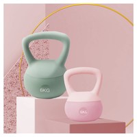 CooSport Fitness Entraînements Personnalisés Compétition Unisexe Musculation Haltères Colorés Kettlebells en PVC Souple Réglables Écologiques