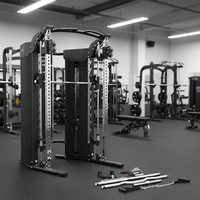 Station d'entraînement multifonction tout-en-un personnalisée : Rack à squats et machine Smith intégrés
