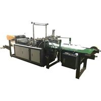 Machine de fabrication de sacs plats à fond soufflé, à moteur, haute vitesse, pour scellage à chaud et découpe à froid, 1000 mm, fournie directement par l'usine