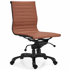 Synthetic Leather Modern Armless <strong>Office</strong> <strong>Chair</strong> No <strong>Arms</strong> for Hotel Use RF-S075W - Product Image 2