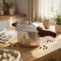 Casserole à pression en acier inoxydable