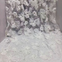 Tissu de Robe de Mariée Américaine/Européenne Très Vendu, Magnifique Dentelle en Maille Transparente Élastique Brodée de Paillettes, Écologique