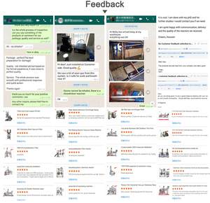 เครื่องปฏิกรณ์แก้วพร้อมใบมีดกวนแบบปรับแต่งได้สำหรับส่วนผสมที่ซับซ้อน - Product Image 3