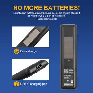 Mando a distancia por voz solar de nueva generación, mando a distancia inteligente para <span class=keywords><strong>televisores</strong></span> <span class=keywords><strong>Samsung</strong></span> Neo QLED 8K HDR, a prueba de agua, a prueba de - Product Image 3