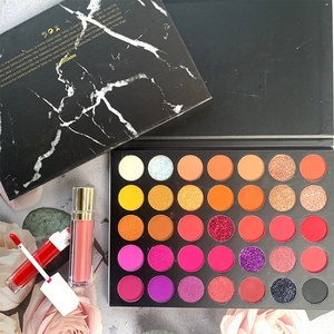 Newest Customs 35 Color Eyeshadow Palette High Pigmented Vegan Cosmetics Makeup Eyeshadow Palette <strong>No</strong> <strong>Logo</strong> - Product Image 4