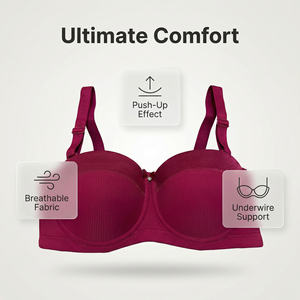 DIANA ROSE YF303D Precio de Fábrica <span class=keywords><strong>Sujetador</strong></span> Push-up Tallas Grandes Cómodo y Transpirable Ropa Interior Femenina de Spandex/Nylon Media <span class=keywords><strong>Copa</strong></span> para Uso Diario - Product Image 4