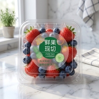 Op maat gemaakte duurzame, transparante, olie- en waterdichte PVC zelfklevende etiketten, op maat gemaakte vormen, UV-print, food grade, fruit sap logo