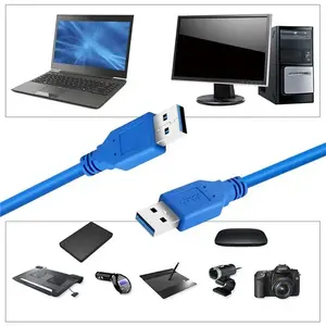 USB 3.0 To USB Cable Male To Male M/M Type A To A USB 2.0 3.0 Extension Cable