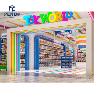 Trẻ em hiện đại cửa hàng phụ kiện với Modular Kệ tường và hợp thời trang tủ trưng bày cho đồ chơi các nhà bán lẻ đồ chơi cửa hàng đồ đạc - Product Image 4