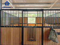 Equipo Ecuestre Popular de Alta Calidad, Establo para Caballos de 12 pies con Puertas Corredizas